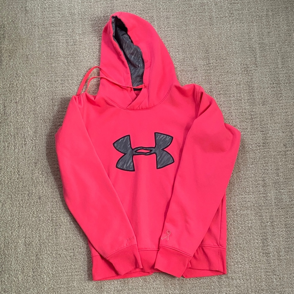{Under Armour} Breast Cancer Awareness Bright Pink Hoodie